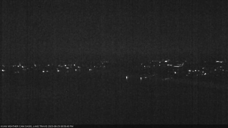 Lake Travis webcam, August 29, 2023 9:00 PM CT