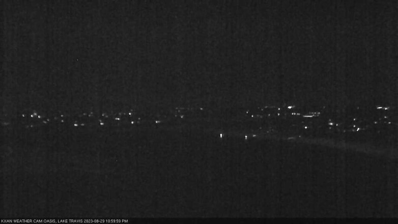 Lake Travis webcam, August 29, 2023 11:00 PM CT