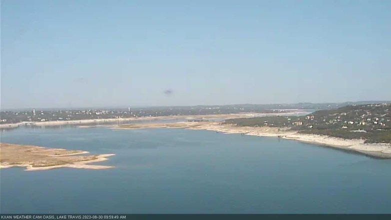 Lake Travis webcam, August 30, 2023 10:00 AM CT