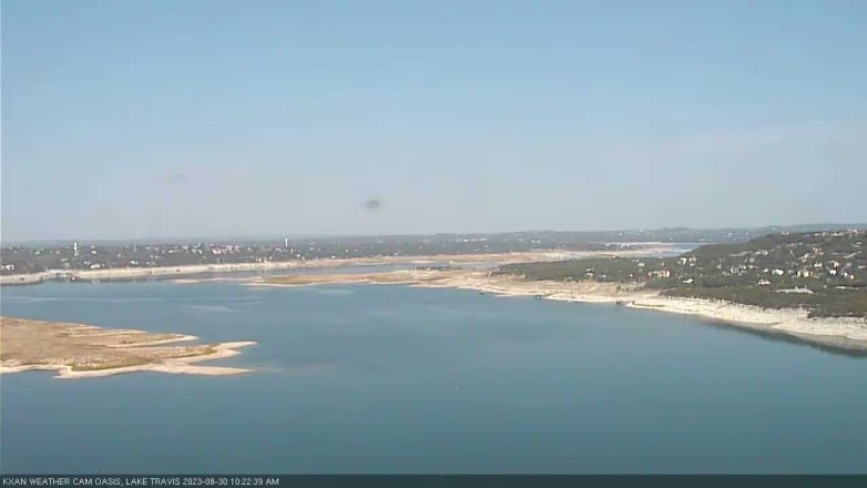 Lake Travis webcam, August 30, 2023 10:25 AM CT