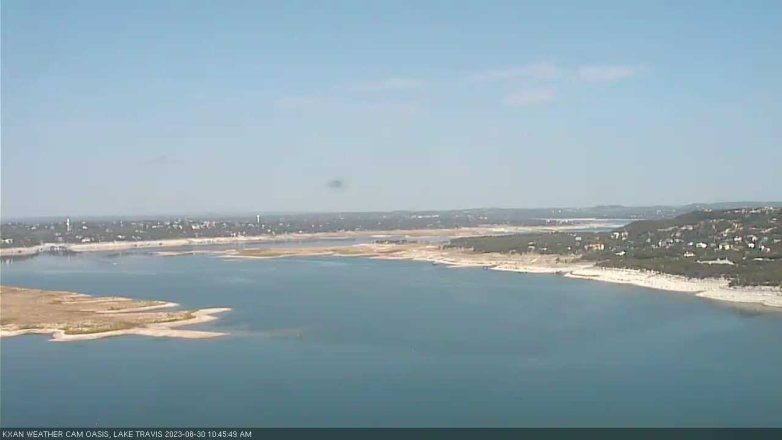Lake Travis webcam, August 30, 2023 10:45 AM CT