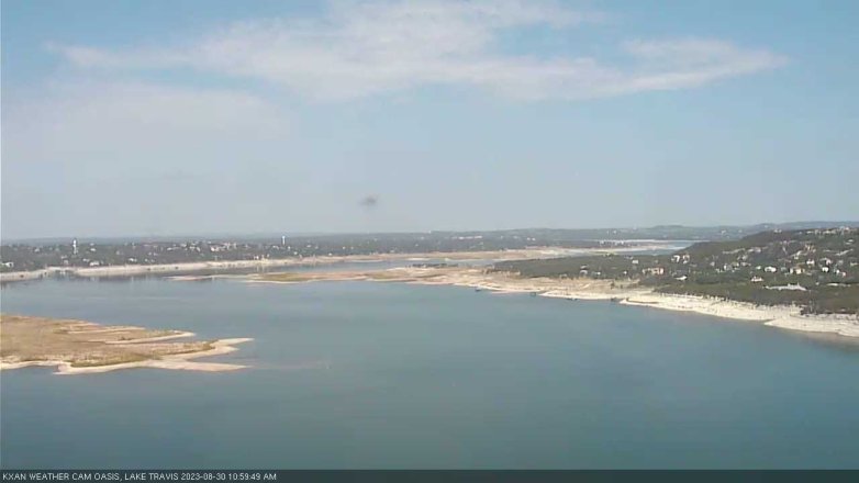 Lake Travis webcam, August 30, 2023 11:00 AM CT