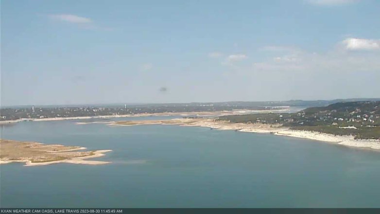 Lake Travis webcam, August 30, 2023 11:45 AM CT
