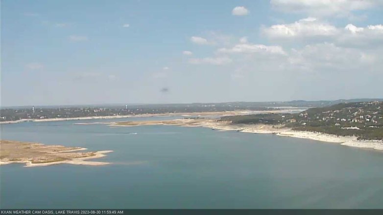 Lake Travis webcam, August 30, 2023 12:00 PM CT