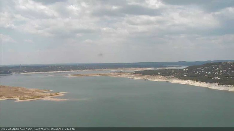 Lake Travis webcam, August 30, 2023 1:45 PM CT