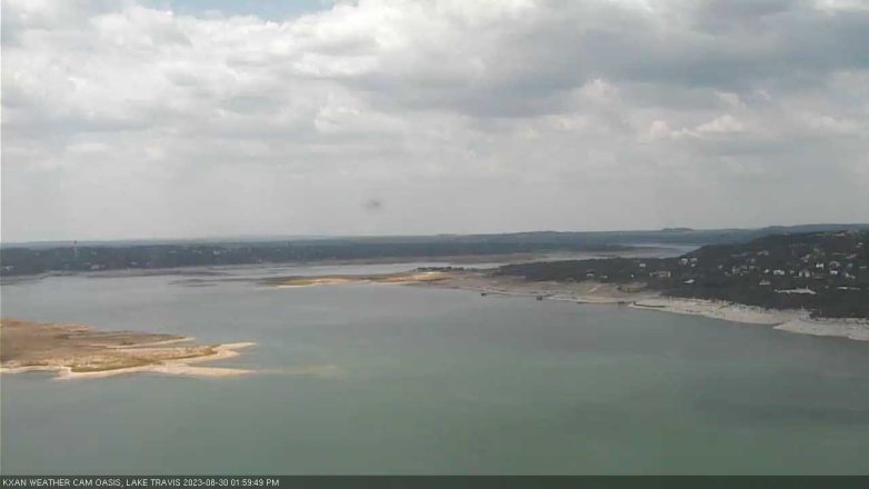Lake Travis webcam, August 30, 2023 2:00 PM CT