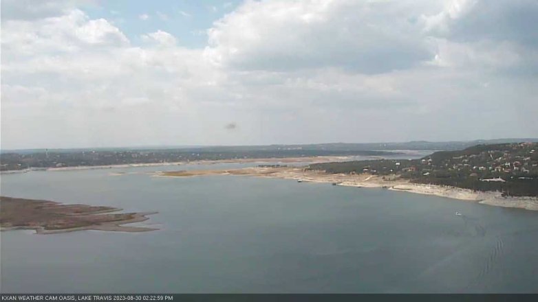 Lake Travis webcam, August 30, 2023 2:25 PM CT