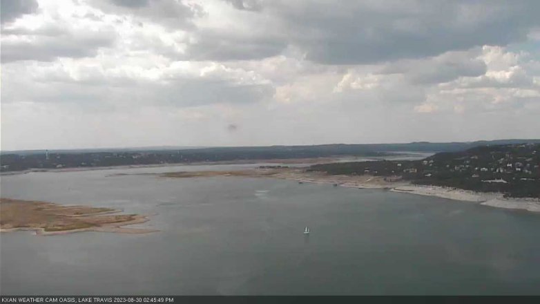 Lake Travis webcam, August 30, 2023 2:45 PM CT