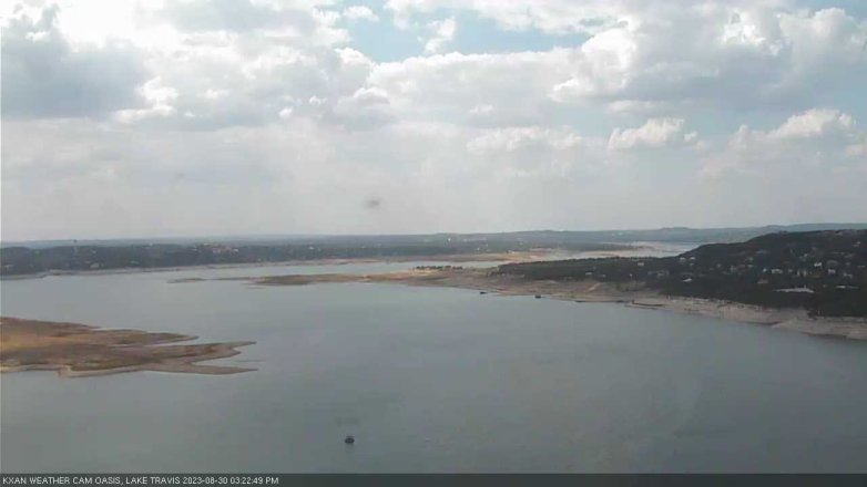 Lake Travis webcam, August 30, 2023 3:25 PM CT