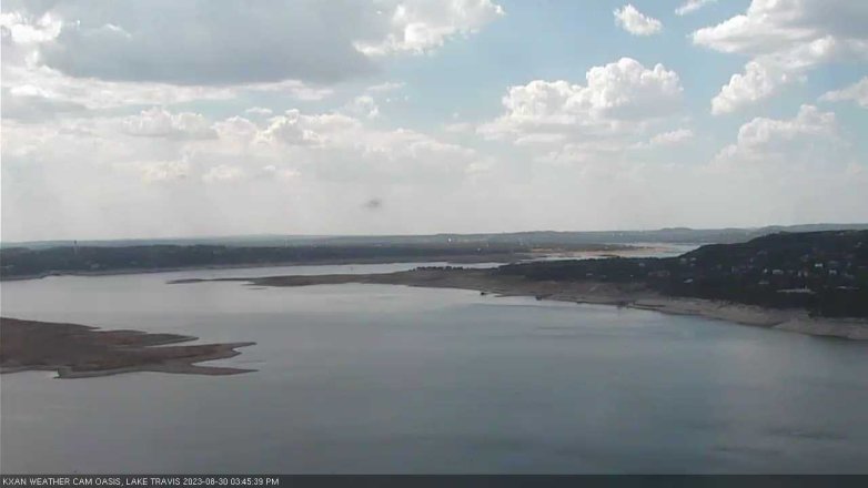 Lake Travis webcam, August 30, 2023 3:45 PM CT
