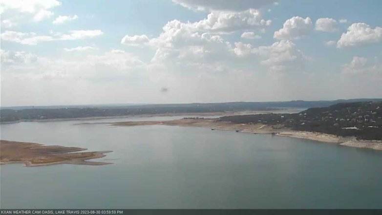 Lake Travis webcam, August 30, 2023 4:00 PM CT