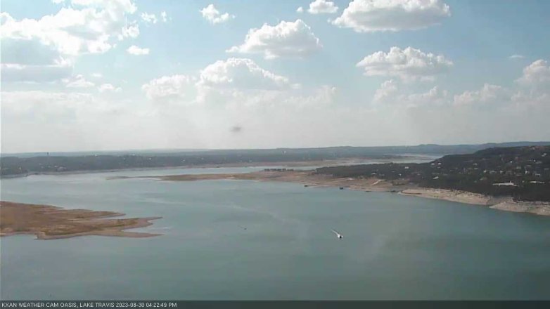 Lake Travis webcam, August 30, 2023 4:25 PM CT