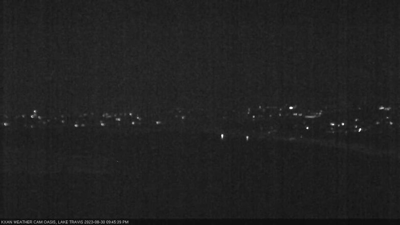 Lake Travis webcam, August 30, 2023 9:45 PM CT