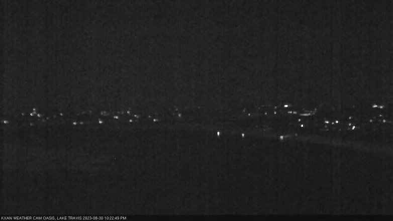 Lake Travis webcam, August 30, 2023 10:25 PM CT