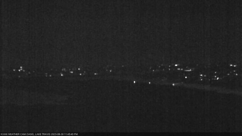 Lake Travis webcam, August 30, 2023 11:45 PM CT