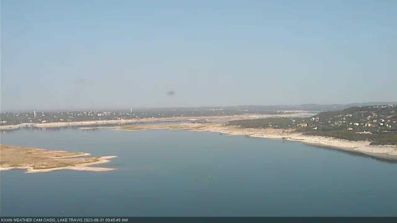 Lake Travis webcam, August 31, 2023 9:45 AM CT