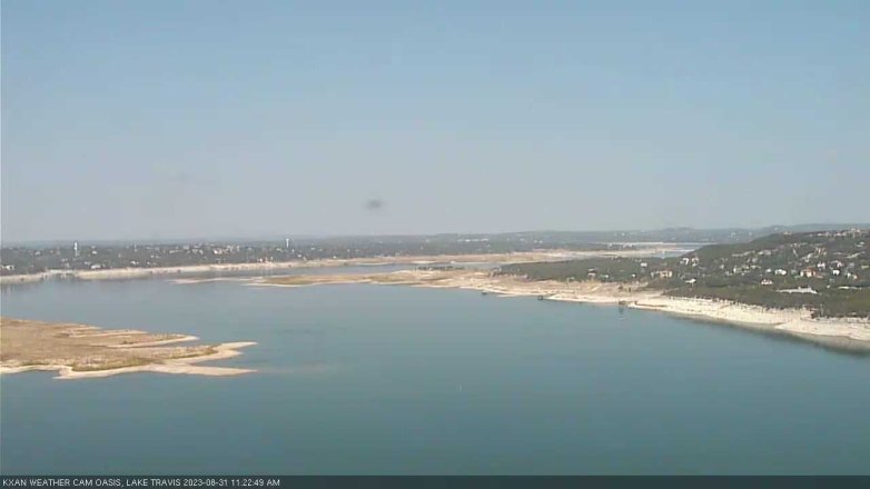 Lake Travis webcam, August 31, 2023 11:25 AM CT