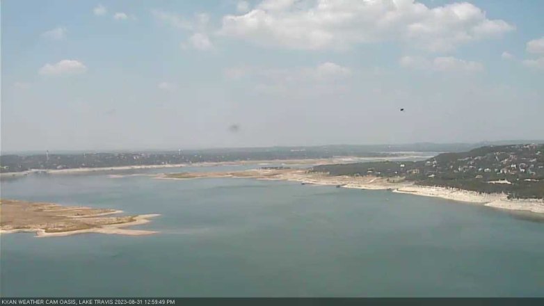 Lake Travis webcam, August 31, 2023 1:00 PM CT