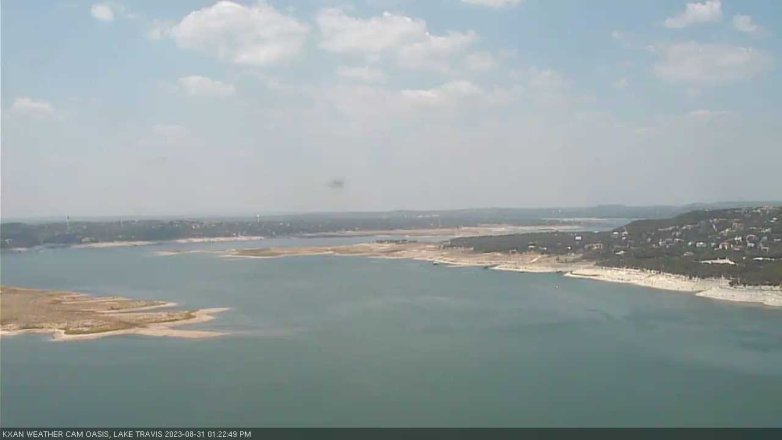 Lake Travis webcam, August 31, 2023 1:25 PM CT