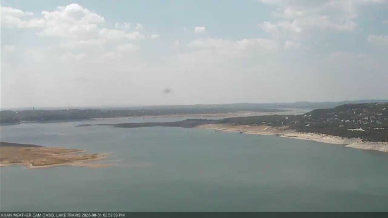 Lake Travis webcam, August 31, 2023 3:00 PM CT