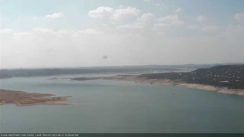 Lake Travis webcam, August 31, 2023 4:00 PM CT