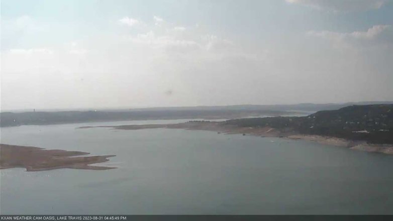 Lake Travis webcam, August 31, 2023 4:45 PM CT