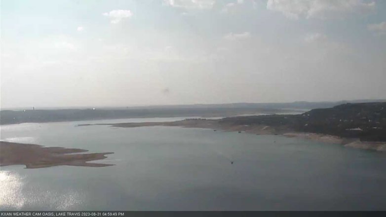 Lake Travis webcam, August 31, 2023 5:00 PM CT