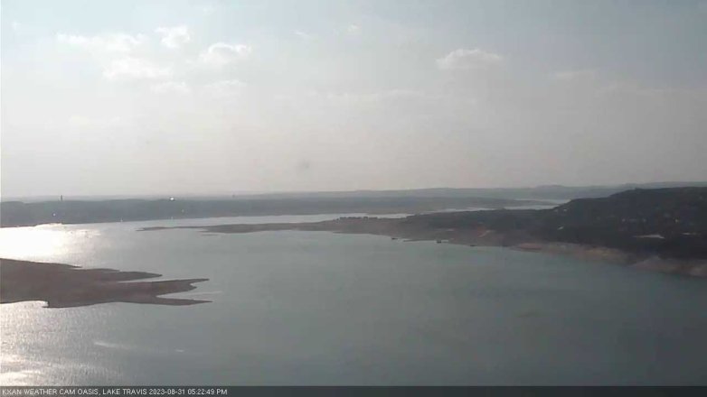 Lake Travis webcam, August 31, 2023 5:25 PM CT
