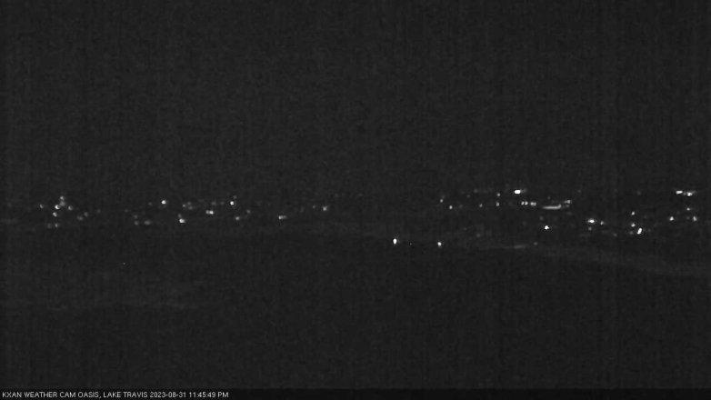 Lake Travis webcam, August 31, 2023 11:45 PM CT