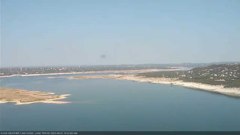 Lake Travis webcam, September 1, 2023 10:25 AM CT