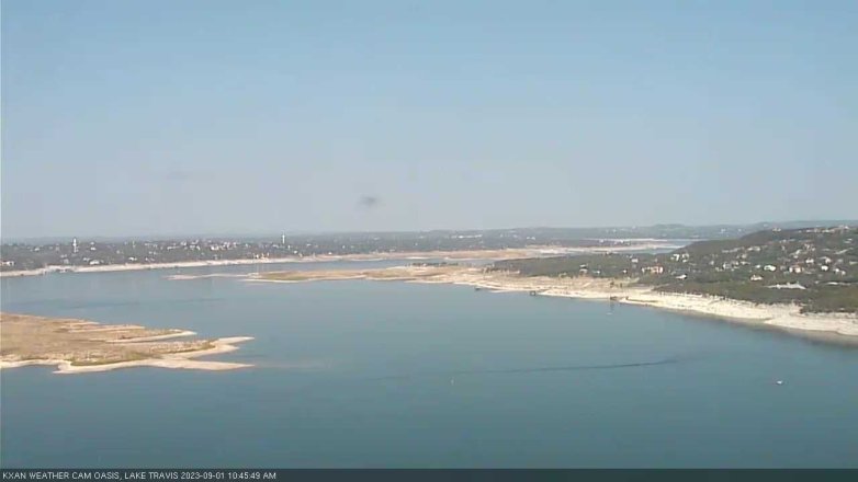 Lake Travis webcam, September 1, 2023 10:45 AM CT