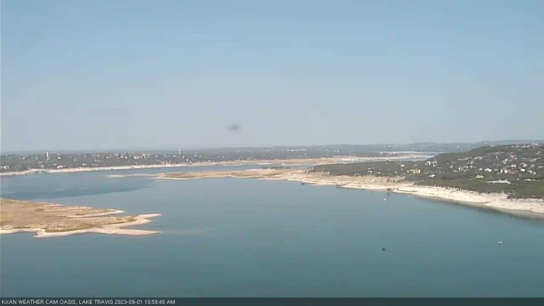 Lake Travis webcam, September 1, 2023 11:00 AM CT