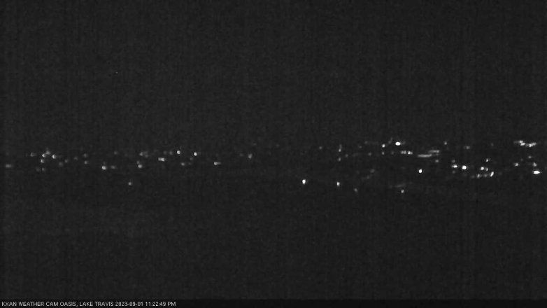 Lake Travis webcam, September 1, 2023 11:25 PM CT