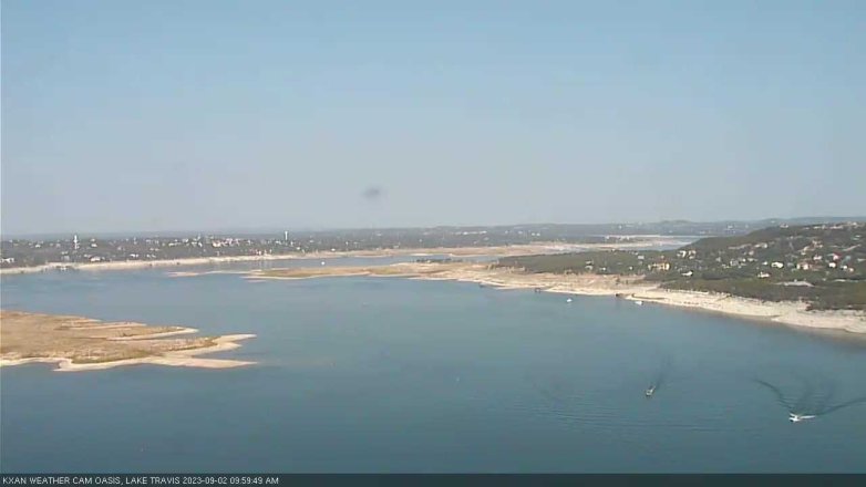 Lake Travis webcam, September 2, 2023 10:00 AM CT