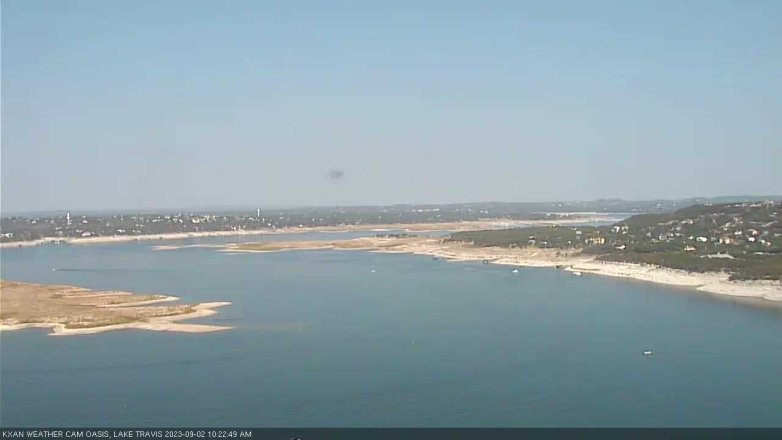 Lake Travis webcam, September 2, 2023 10:25 AM CT