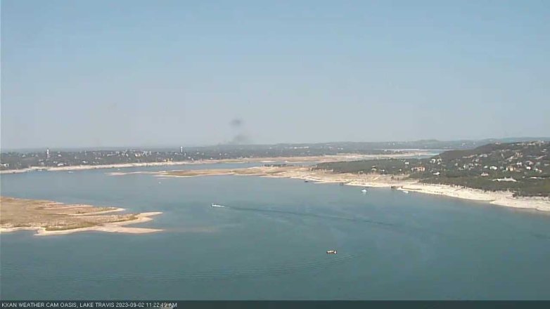 Lake Travis webcam, September 2, 2023 11:25 AM CT
