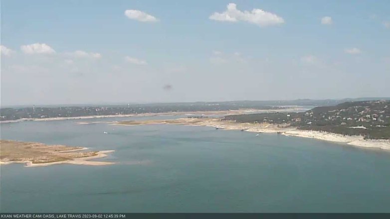 Lake Travis webcam, September 2, 2023 12:45 PM CT