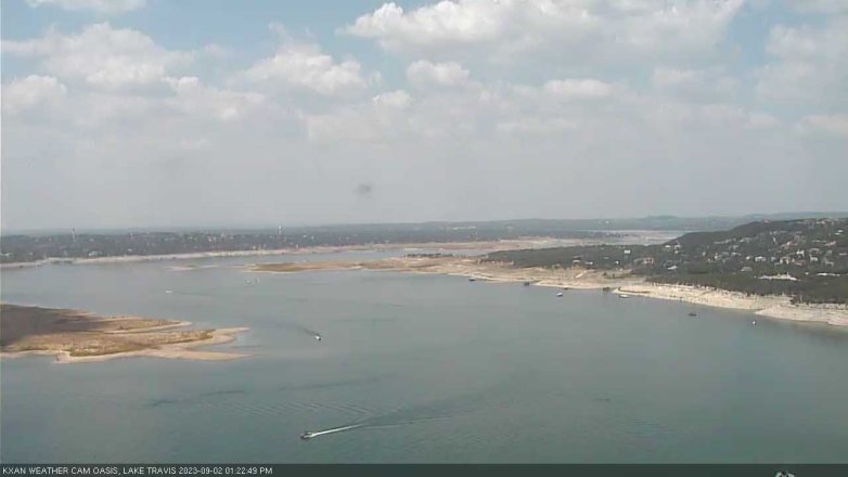 Lake Travis webcam, September 2, 2023 1:25 PM CT