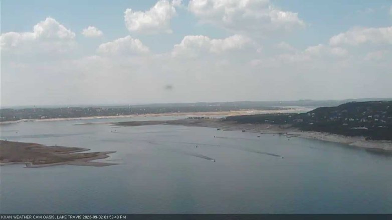 Lake Travis webcam, September 2, 2023 2:00 PM CT