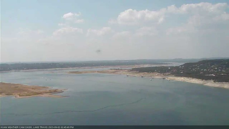 Lake Travis webcam, September 2, 2023 2:45 PM CT