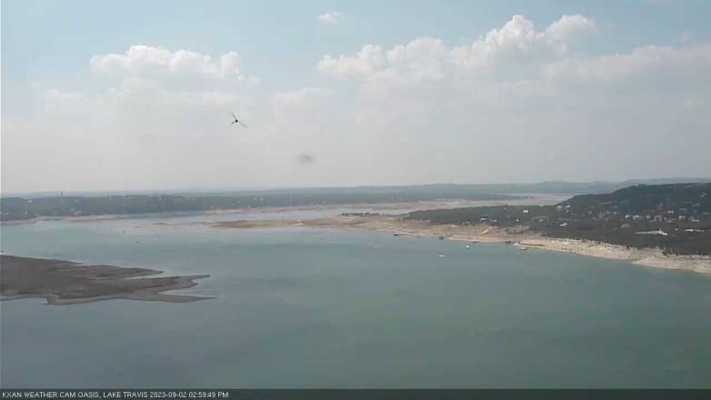 Lake Travis webcam, September 2, 2023 3:00 PM CT