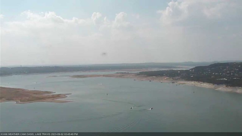 Lake Travis webcam, September 2, 2023 3:45 PM CT