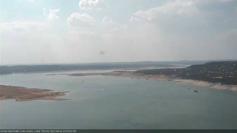 Lake Travis webcam, September 2, 2023 4:00 PM CT