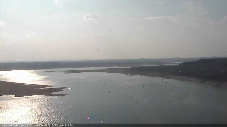 Lake Travis webcam, September 2, 2023 5:45 PM CT