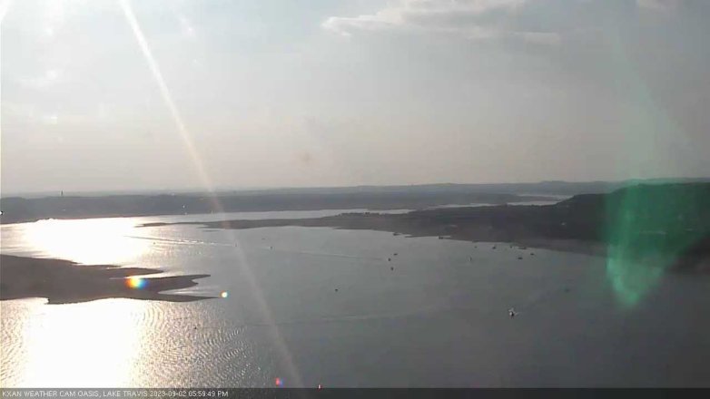 Lake Travis webcam, September 2, 2023 6:00 PM CT