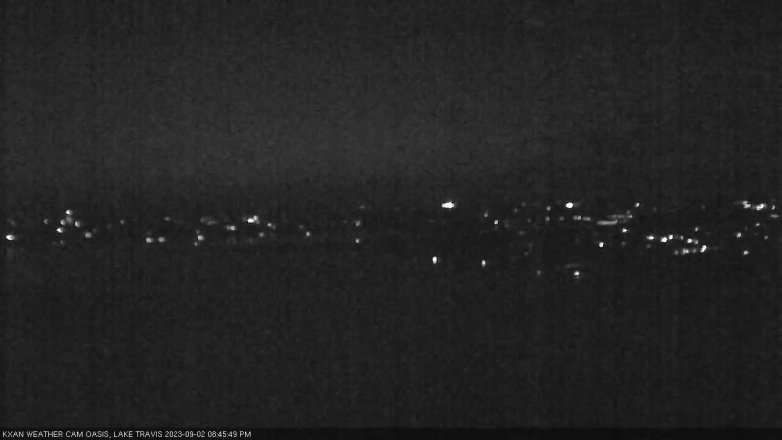 Lake Travis webcam, September 2, 2023 8:45 PM CT