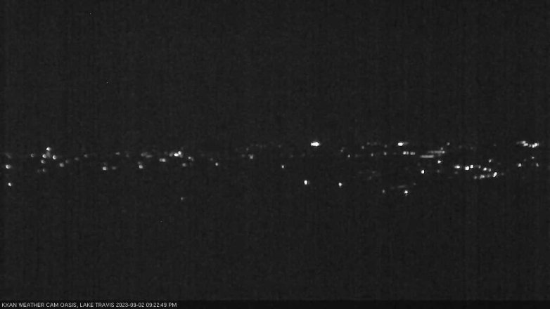 Lake Travis webcam, September 2, 2023 9:25 PM CT