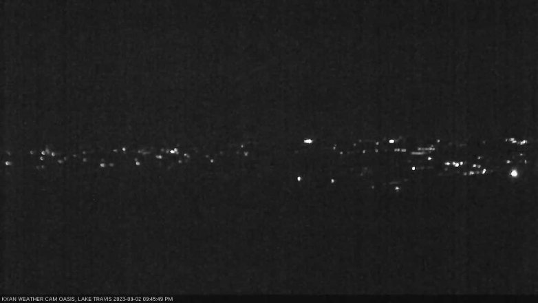 Lake Travis webcam, September 2, 2023 9:45 PM CT