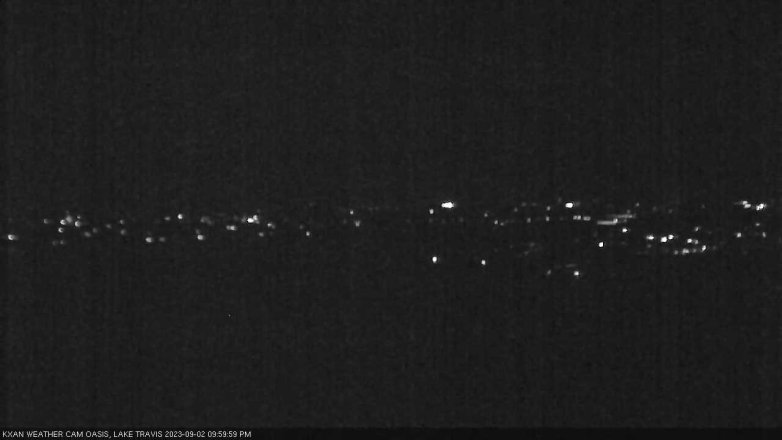 Lake Travis webcam, September 2, 2023 10:00 PM CT