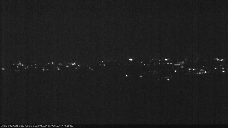 Lake Travis webcam, September 2, 2023 10:25 PM CT